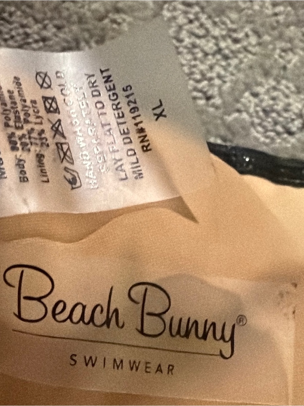 Beach Bunny Black Triangle shimmer Bikini Set - Picture 3 of 6